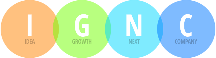 I : Idea, G : Growth, N : Next, C : Company